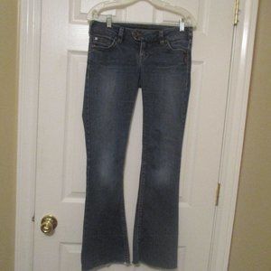 vintage SILVER JEANS TUESDAY BOOT CUT 27X31 Low rise distressed vintage